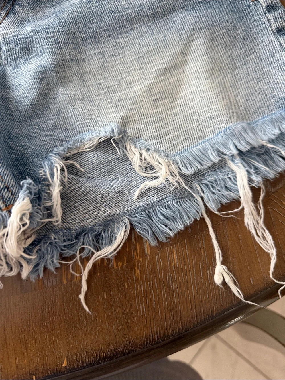 Free People We The Free Makai Cutoff Denim Shorts Loose Cannon 25